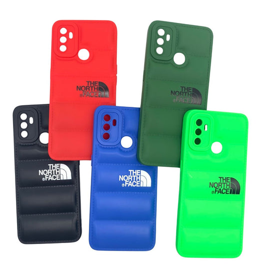 OPPO A53 Puffer Jacket Case Shock-Absorbing Air Cushion Back Cover