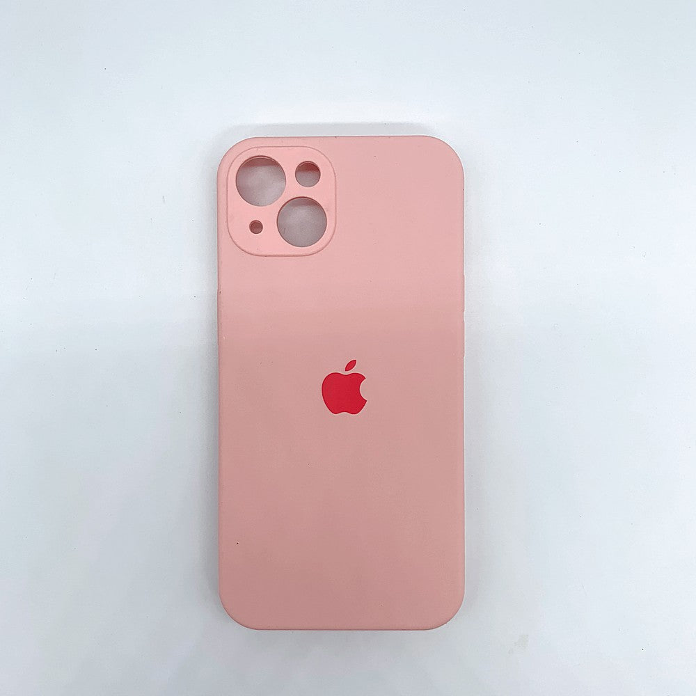 apple silicone case Velvet inner cover Hard back cover for iPhone 13