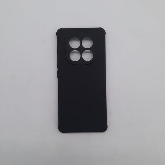 Redmi Note 15 Carbon Fiber texture Hard Rubber armour back cover shock-porof case