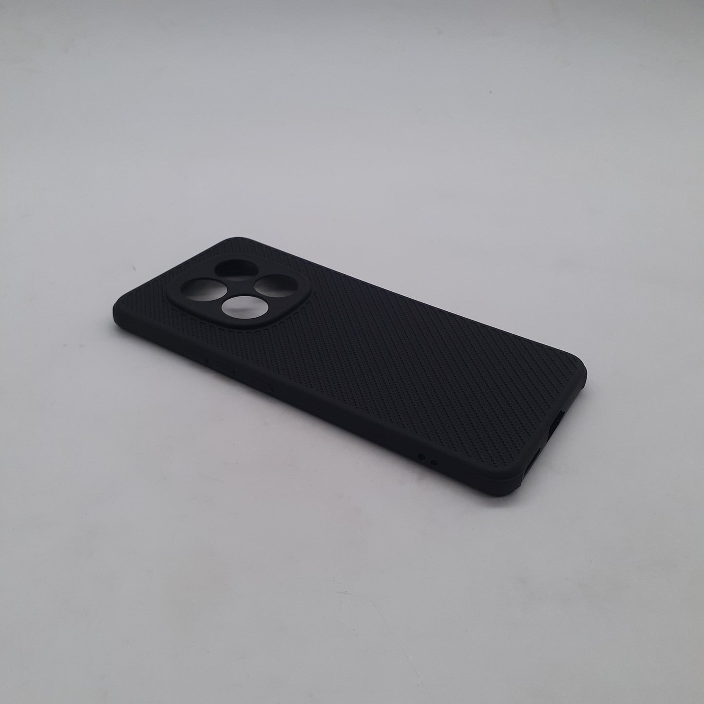 Redmi Note 15 Carbon Fiber texture Hard Rubber armour back cover shock-porof case