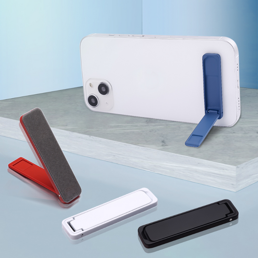 Ultra Thin Mini Metal Folding Mobile Phone Holder Stand Alloy Invisible Portable Kickstand Bracket Desktop Phone Holder