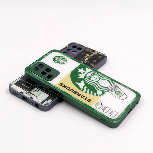OPPO A54 pack of 2 Glass Back Covers Stabucks and Circuit Design