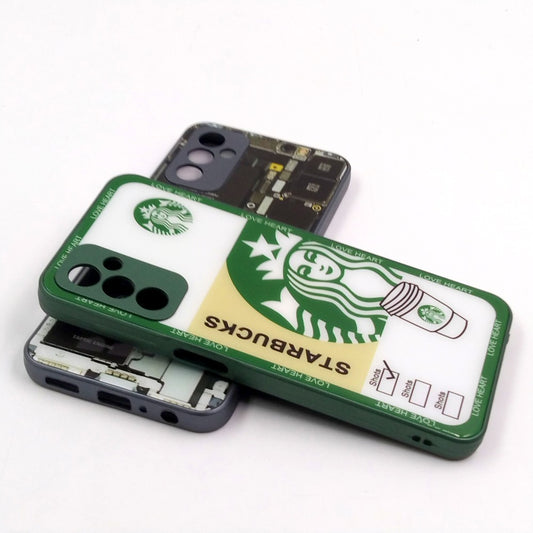 Samsung M13 pack of 2 Glass Back Covers Stabucks and Circuit Design