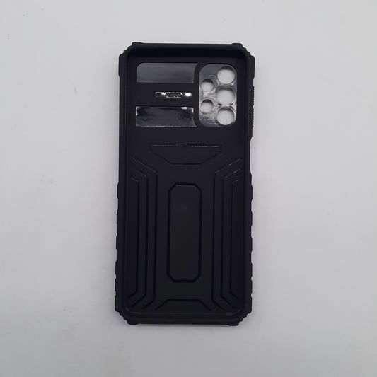 Samsung A32 5G Heavy Duty Shockproof Case with Slide Camera Cover and Integrated Kickstand for Hands-Free Viewing