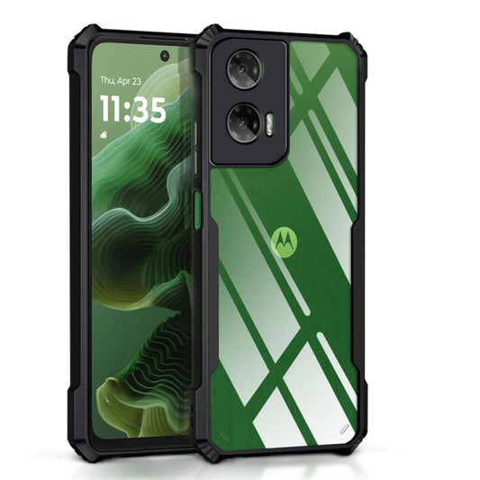 Motorola G35 case Matte Black Back Cover Soft Silicone TPU Bumper case