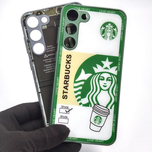 Samsung S23 Plus pack of 2 Glass Back Covers Stabucks and Circuit Design