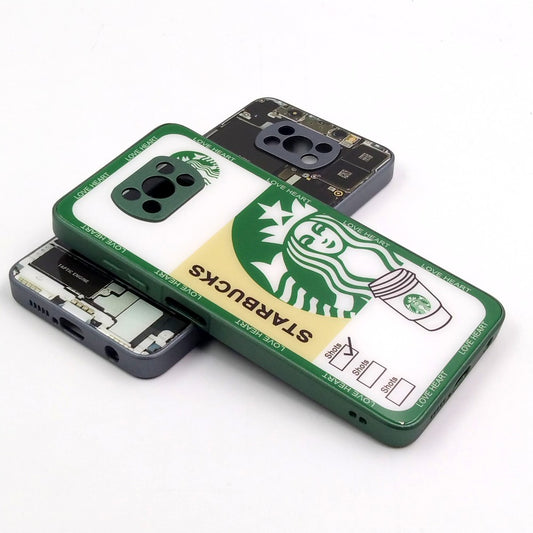 Xiaomi POCO X3 pack of 2 Glass Back Covers Stabucks and Circuit Design