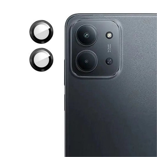 Redmi 15C Camera Lens Protector: Premium Metal Alloy and 9H Tempered Glass Cover for Full Scratch and Impact Protection
