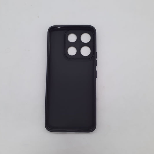 itel A60 Soft Silicone TPU Case – Slim Shockproof Protective Back Cover with Anti-Slip Grip & Raised Edges