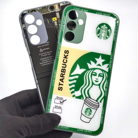 Samsung M14 pack of 2 Glass Back Covers Stabucks and Circuit Design