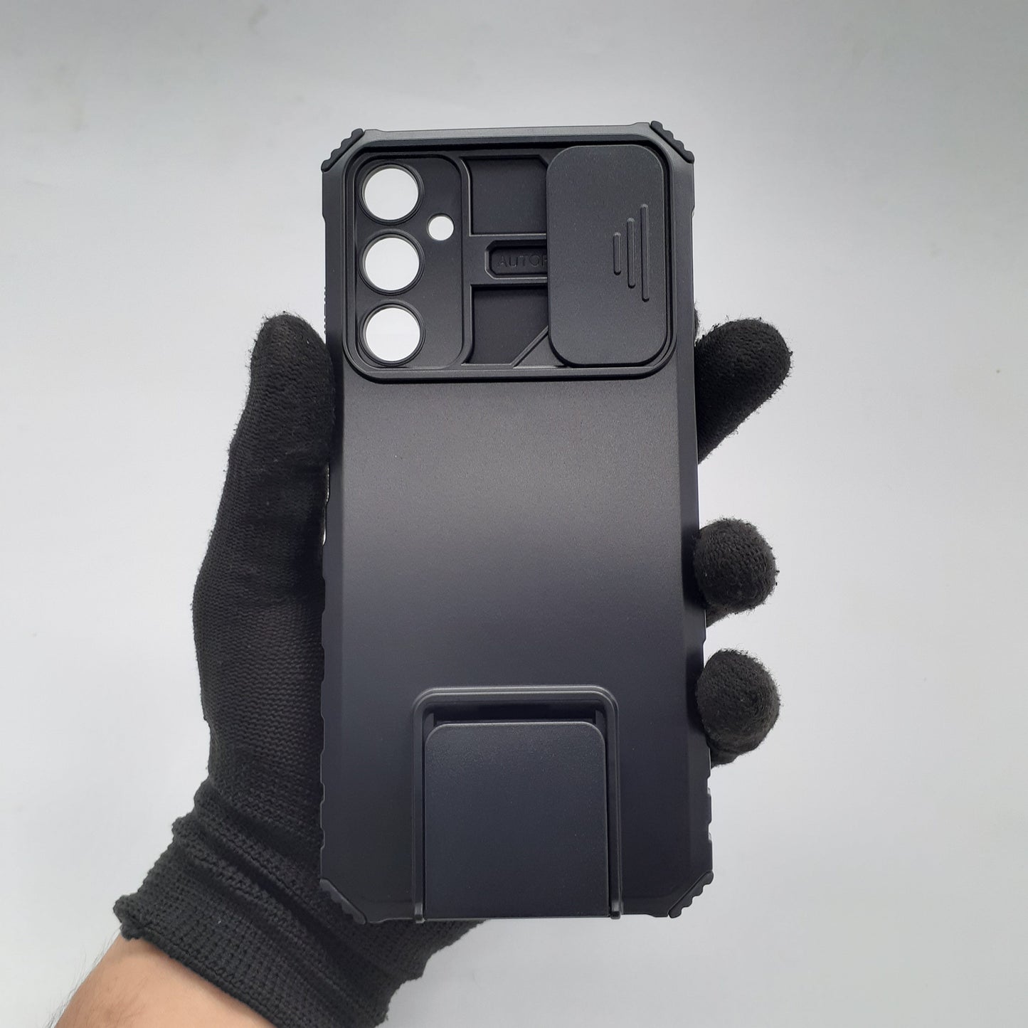 Samsung A05s Case with Sliding Camera Cover, Built-in 360¡ Rotatable Invisible Kickstand, Military Grade Shockproof Protective Magnetic Phone Case