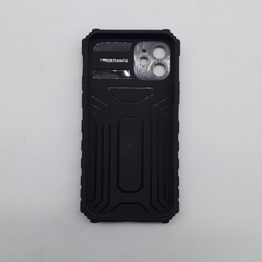 iPhone 12 Protective Phone Case with Sliding Camera Cover and Integrated Kickstand, Shockproof Heavy Duty Full-Body Protection.