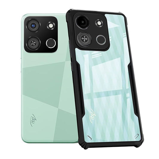 itel A05S case Matte Black Back Cover Soft Silicone TPU Bumper case