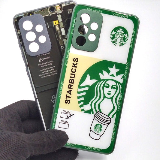 Samsung A52 pack of 2 Glass Back Covers Stabucks and Circuit Design