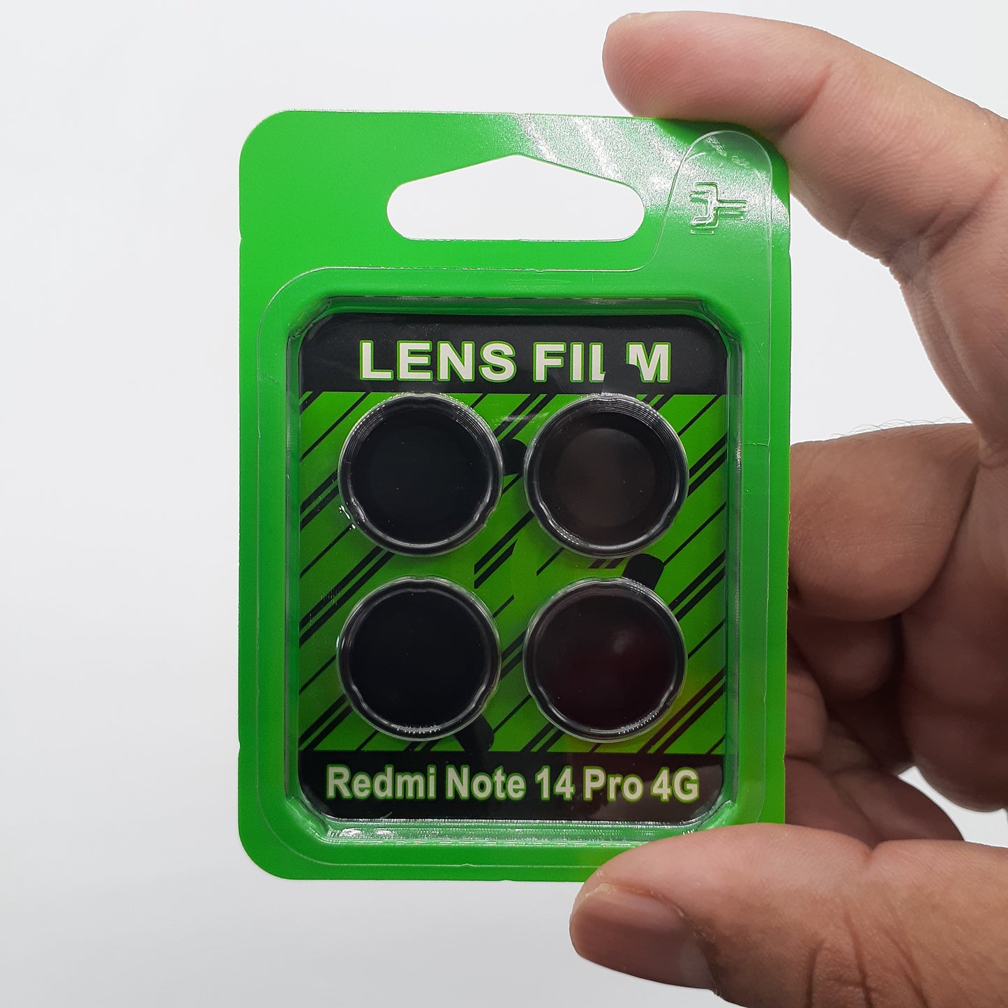 Redmi Note 14 Pro Camera Lens Protector - Premium Metal Ring and Tempered Glass Full Coverage Scratch-Resistant Camera Guard Film