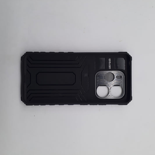 Redmi Note 14 Heavy Duty Protective Phone Case with Sliding Camera Cover and Integrated Built-in Kickstand for Hands-Free Viewing