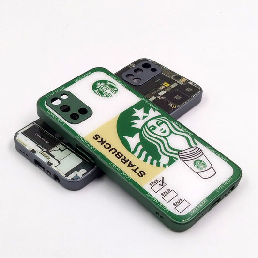 OPPO A52 pack of 2 Glass Back Covers Stabucks and Circuit Design