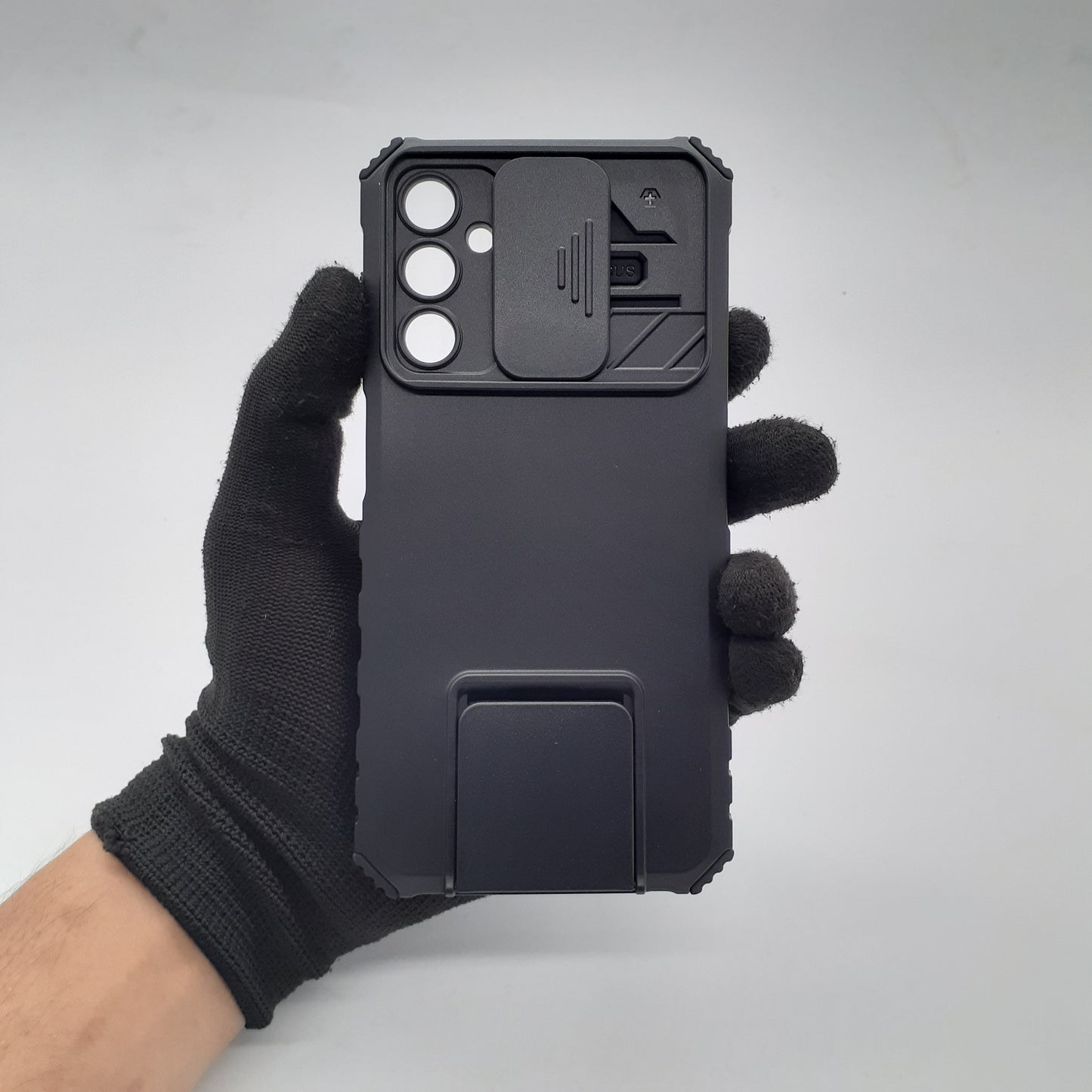 Samsung A25 5G Case, Full-Body Rugged Shockproof Cover with Slide Camera Protection and Built-in Kickstand for Hands-Free Viewing