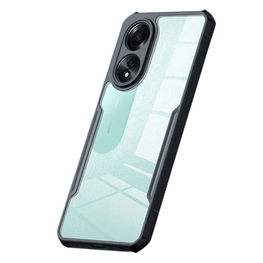OPPO A58 case Matte Black Back Cover Soft Silicone TPU Bumper case
