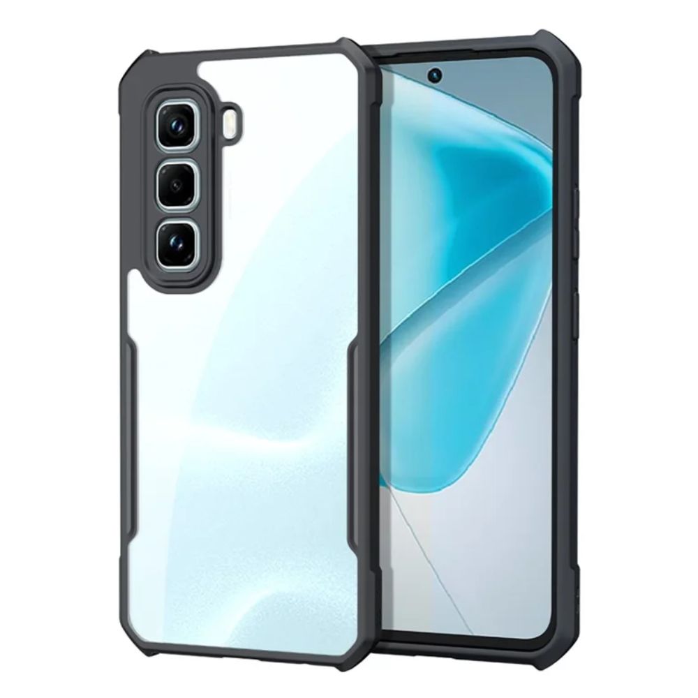 Infinix Hot 50 Pro Plus iPAKY Shock Proof Edges Protective Case with Anti-Slip Grip and Enhanced Camera Protection
