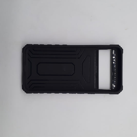 Google Pixel 8 Heavy Duty Shockproof Case with Slide Camera Lens Cover and Integrated Kickstand/Stand for Hands-Free Viewing