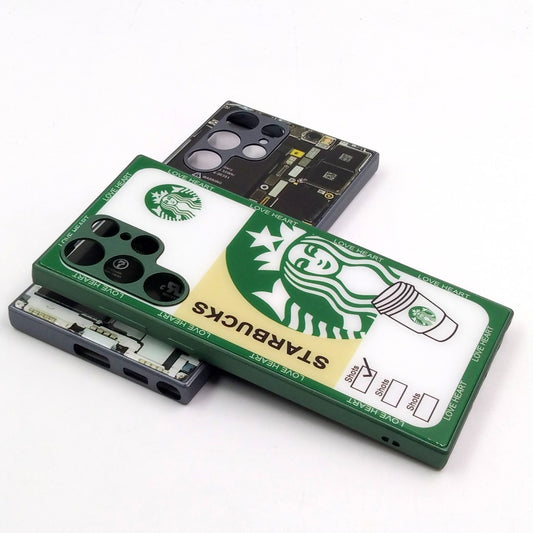 Samsung S22 Ultra pack of 2 Glass Back Covers Stabucks and Circuit Design