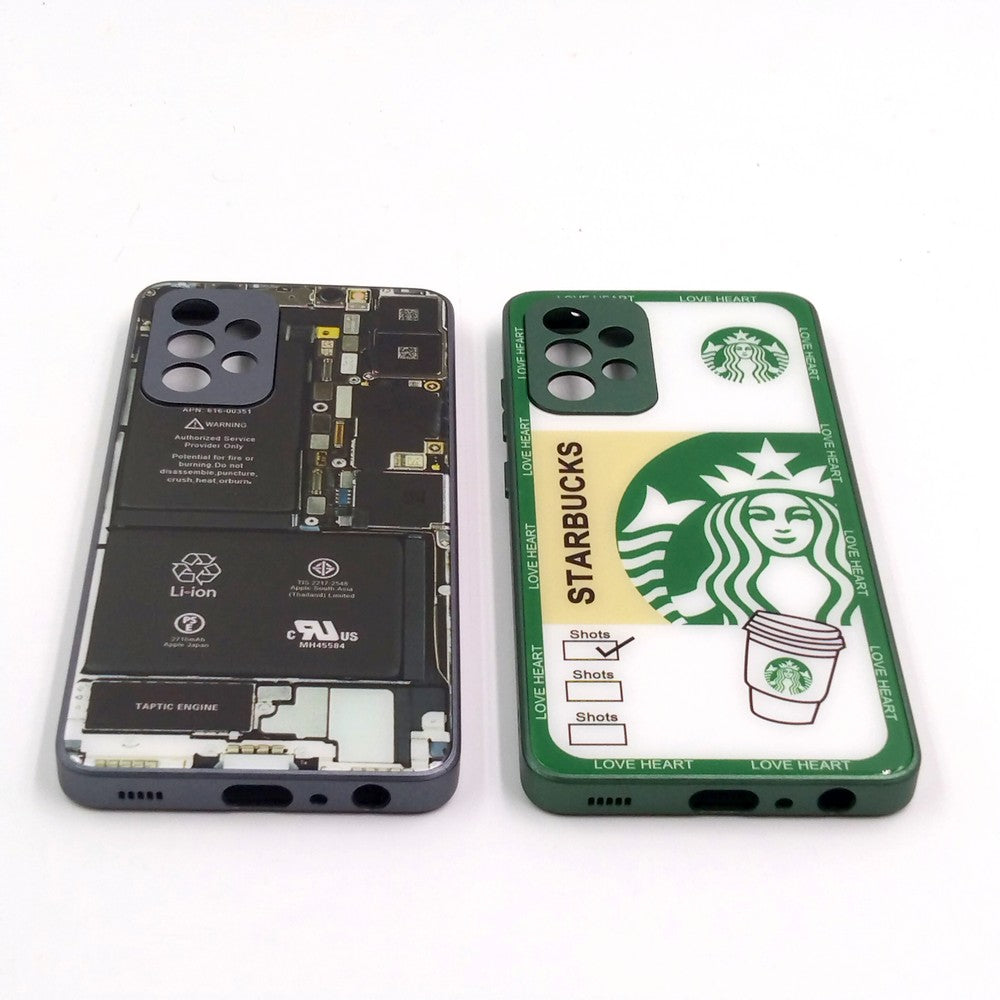 Samsung A52 pack of 2 Glass Back Covers Stabucks and Circuit Design
