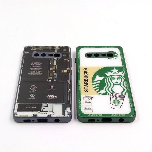 Samsung S10 Plus pack of 2 Glass Back Covers Stabucks and Circuit Design