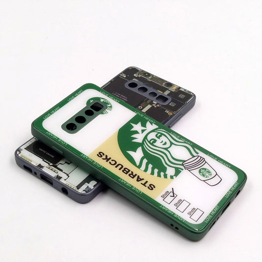 Samsung S10 Plus pack of 2 Glass Back Covers Stabucks and Circuit Design