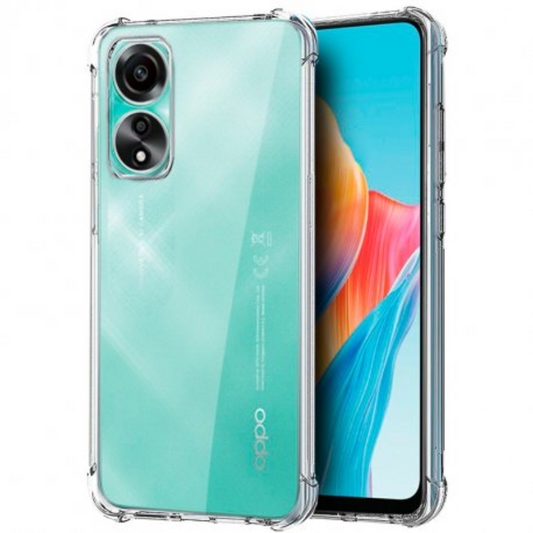 AntiShock Clear Back Cover Soft Silicone TPU Bumper case for OPPO A17
