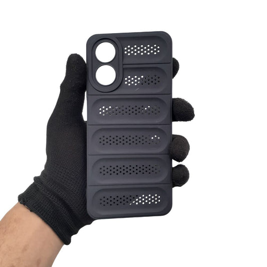 OPPO A17K Heat Dissipation Design Strong TPU Material Flexible Anti-Scratch Shockproof Phone Case Back Cover