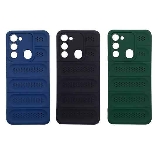 Tecno Spark 8C Heat Dissipation Design Strong TPU Material Phone Case Shockproof Slim Fit Back Cover