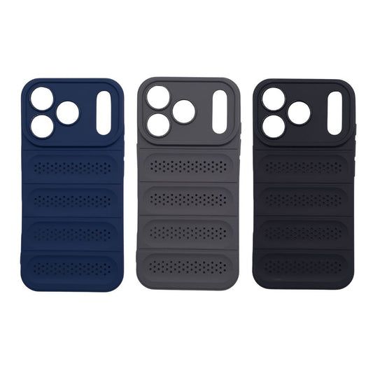 iPhone 17 Pro Heat Dissipation Strong TPU Material Phone Case Drop Protection Shockproof Black