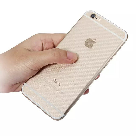 iPhone 6 Plus / 6s Plus carbon Back Clear Skin Sticker