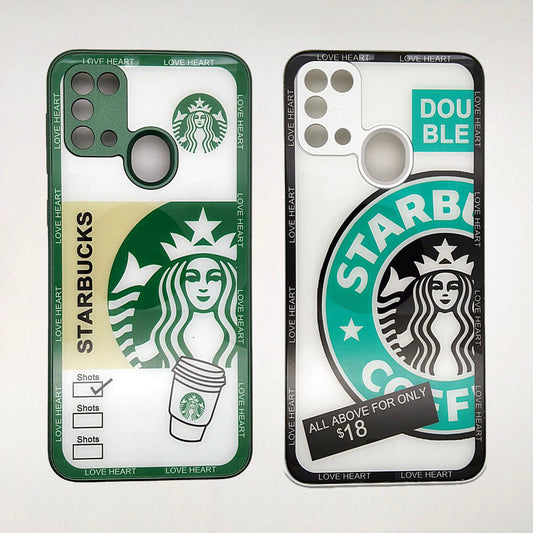 M31 Starbucks Series High Quality Perfect Cover Full Lens Protective Transparent TPU Case For Samsung M31