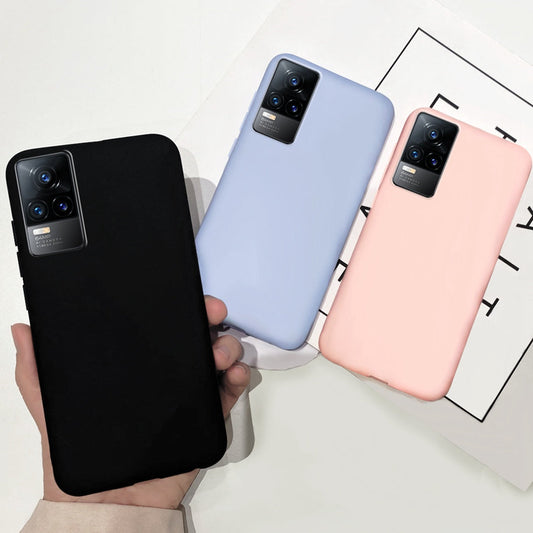 Slim Rubber fit back cover for vivo V21e