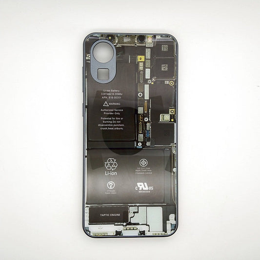 Circuit Board High Quality Hard Cover Full Camera Lens Protective Case for Samsung A03 Core