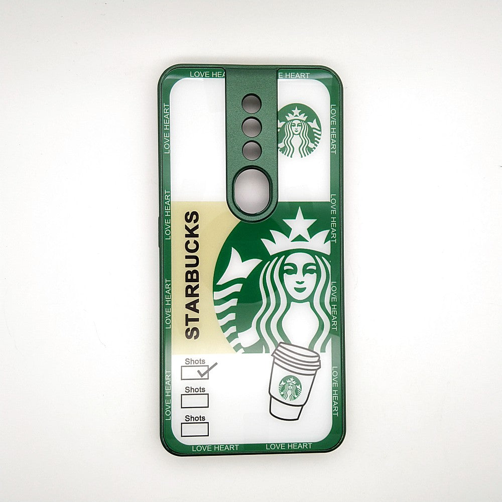 Starbucks Full Camera Lens Protective Hard Shel PC Case For OPPO F11 Pro