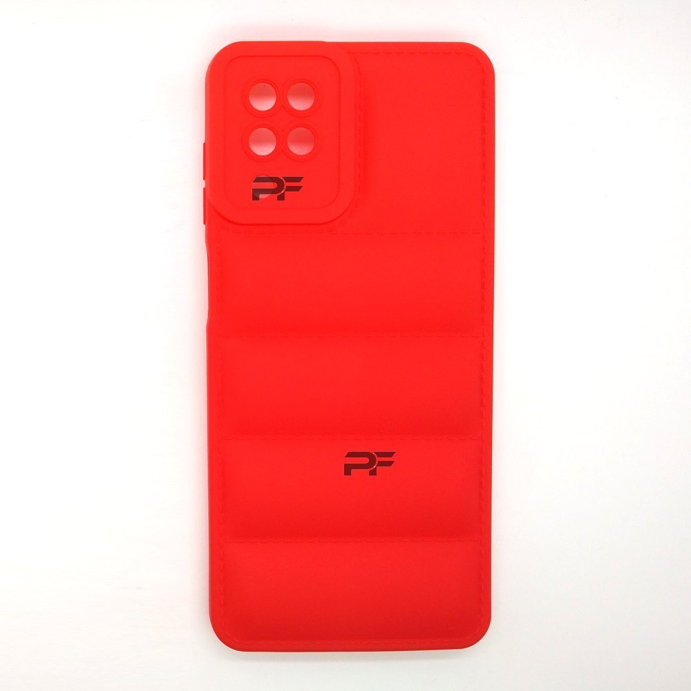 Puffer Case Jacket Cushion Back Cover for Samsung A12 4G