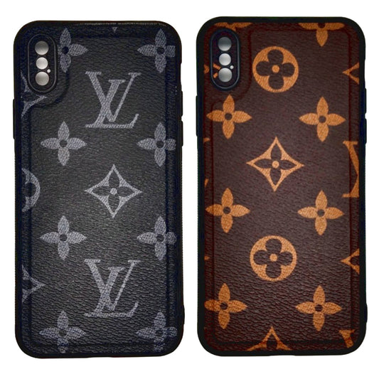 LV Case High Quality Perfect Cover Full Lens Protective Rubber TPU Case For apple iPhone X / XS