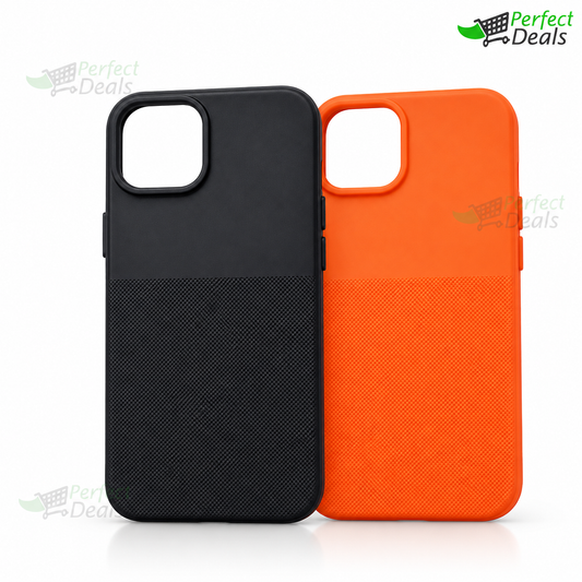 iPhone 14 Slim Silicone Protective Case – Shock Absorbing TPU Back Cover with Raised Camera & Screen Protection