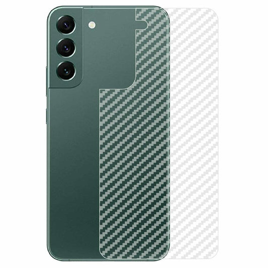 Samsung S22 Plus carbon Back Clear Skin Sticker