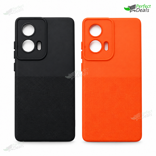 Motorola Edge 50 Fusion Soft Silicone Back Case – Slim Shockproof TPU Cover with Anti-Scratch and Camera Protection