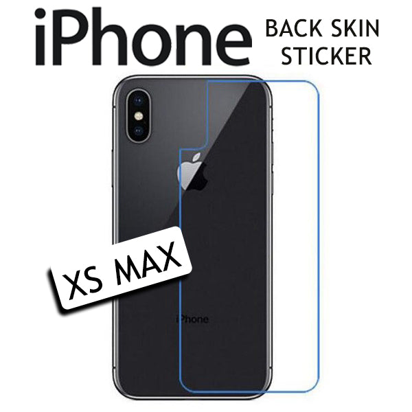 Clear Skin Back Sticker for iPhone XS Max