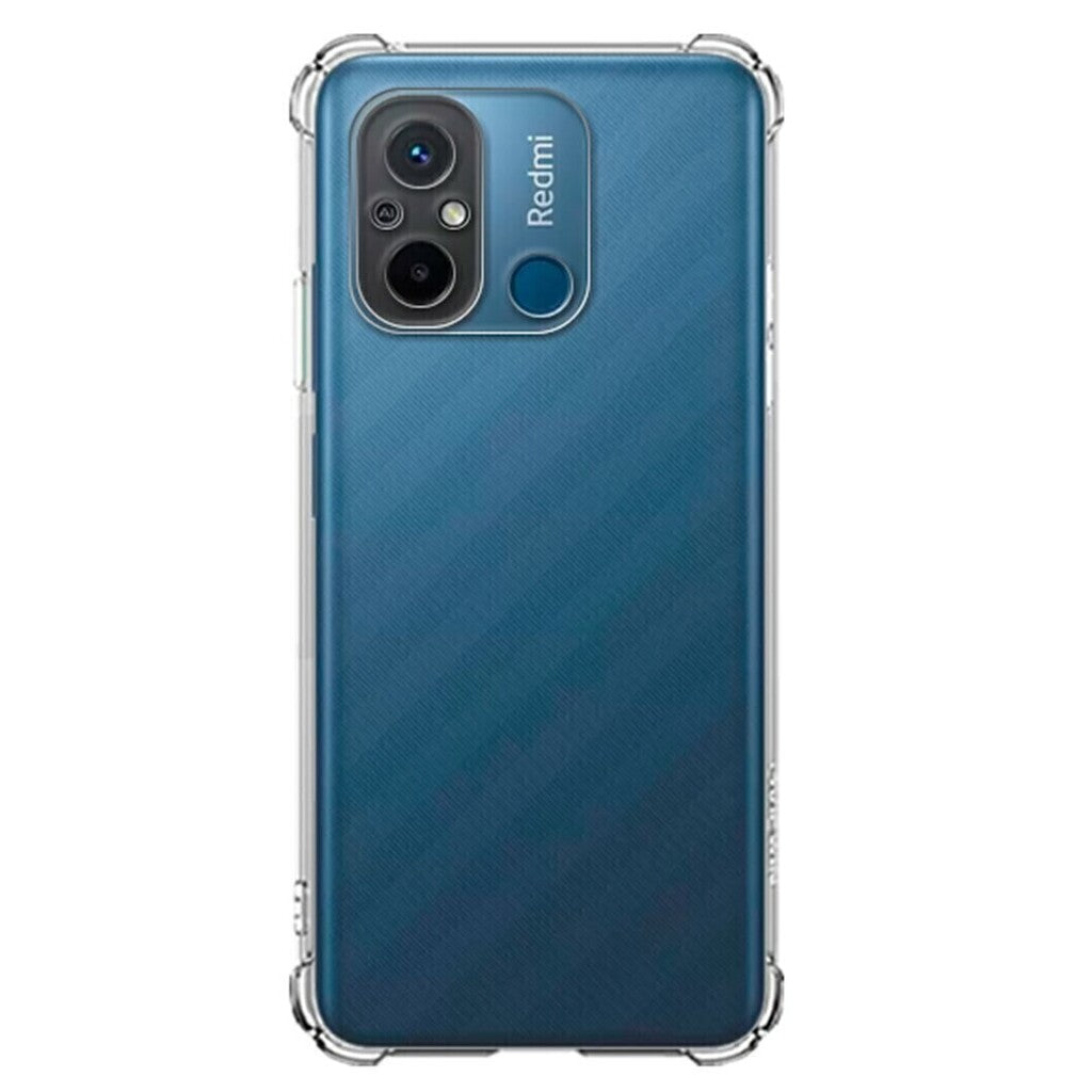 AntiShock Clear Back Cover Soft Silicone TPU Bumper case for Redmi 12C