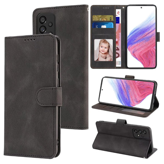 Samsung A52 Leather Pouch Case Premium Leather texture full cover