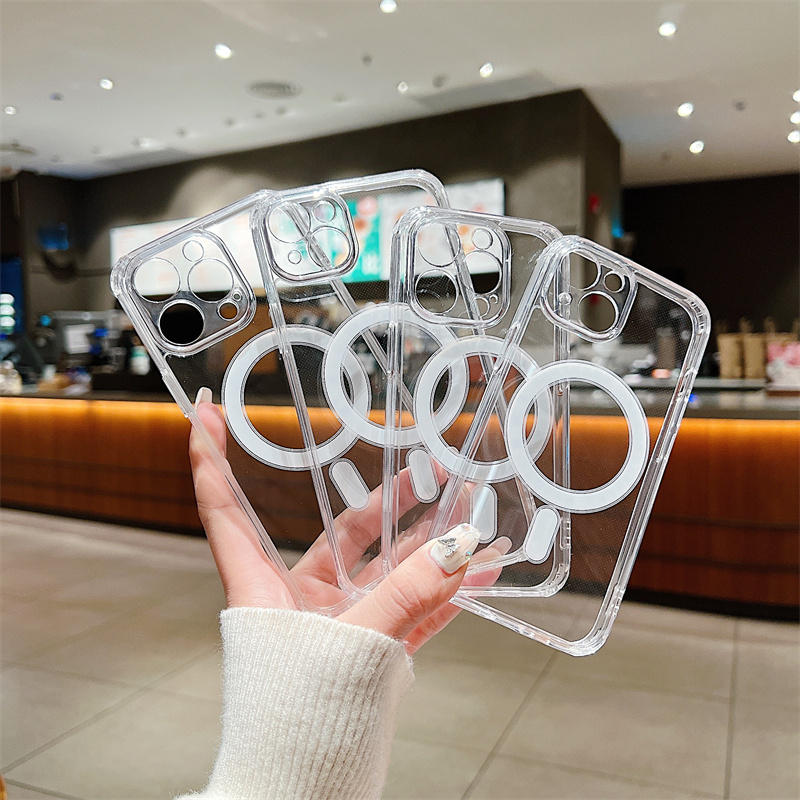 Clear Shockproof Magsafe Case For apple iPhone 12
