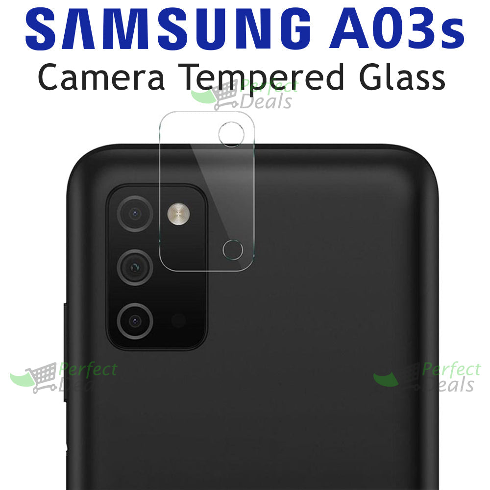 Camera Glass for Samsung Galaxy A03s Perfect Camera Protection Film Clear 9H Glass Mobile camera lens protector