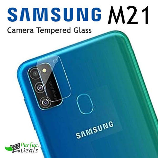 Camera Glass for Samsung Galaxy M21 Perfect Camera Protection Film Clear 9H Glass Mobile camera lens protector