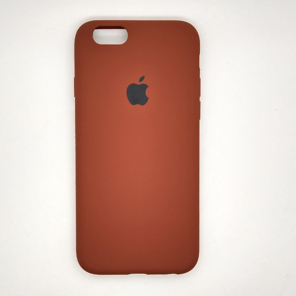 apple silicone case Velvet inner cover Hard back cover for iPhone 6 / 6s